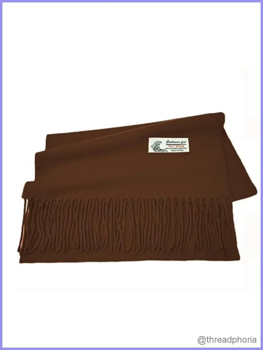 Unisex Solid Winter Scarf 100% Viscose Cashmere Feel Soft Classic Tassel